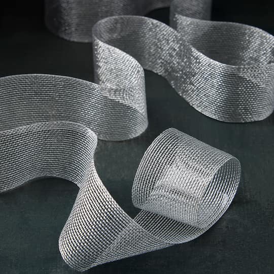 1.5" x 3yd. Metallic Mesh by Celebrate It®